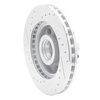 E-Line Drilled & Slotted Silver Brake Rotor, 1991-2003 GM, Position: Front Right - image 2