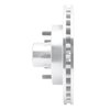 E-Line Drilled & Slotted Silver Brake Rotor, 1991-2003 GM, Position: Front Right - image 4