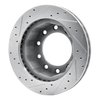 E-Line Drilled & Slotted Silver Brake Rotor, 1976-2005 GM, Position: Front & Rear Right - image 2