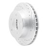 E-Line Drilled & Slotted Silver Brake Rotor, 1990-2002 GM, Position: Front Right - image 3