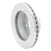 E-Line Drilled & Slotted Silver Brake Rotor, 1990-2002 GM, Position: Front Right - image 4