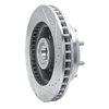 E-Line Drilled & Slotted Silver Brake Rotor, 1993-1995 GM, Position: Front Left - image 2