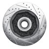 E-Line Drilled & Slotted Silver Brake Rotor, 1993-1995 GM, Position: Front Left - image 4