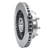 E-Line Drilled & Slotted Silver Brake Rotor, 1993-1995 GM, Position: Front Right - image 3