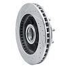 E-Line Drilled & Slotted Silver Brake Rotor, 1992-2002 GM, Position: Front Right - image 1