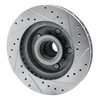 E-Line Drilled & Slotted Silver Brake Rotor, 1993-1995 GM, Position: Front Left - image 4