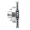 E-Line Drilled & Slotted Silver Brake Rotor, 1993-1995 GM, Position: Front Left - image 2