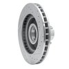 E-Line Drilled & Slotted Silver Brake Rotor, 1993-1995 GM, Position: Front Left - image 3