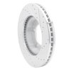 E-Line Drilled & Slotted Silver Brake Rotor, 1994-2006 GM, Position: Front Left - image 4