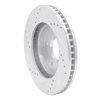 E-Line Drilled & Slotted Silver Brake Rotor, 1997-2005 GM, Position: Front Right - image 4