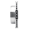 E-Line Drilled & Slotted Silver Brake Rotor, Fits Select Fits Multiple Makes/Models, Position: Rear Right - image 1