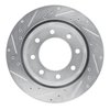E-Line Drilled & Slotted Silver Brake Rotor, Fits Select Fits Multiple Makes/Models, Position: Rear Right - image 2