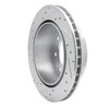E-Line Drilled & Slotted Silver Brake Rotor, Fits Select Fits Multiple Makes/Models, Position: Rear Right - image 3