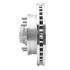 E-Line Drilled & Slotted Silver Brake Rotor, 2001-2002 GM, Position: Front Right - image 1