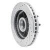 E-Line Drilled & Slotted Silver Brake Rotor, 2001-2002 GM, Position: Front Right - image 3