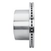 E-Line Drilled & Slotted Silver Brake Rotor, 2001-2010 GM, Position: Rear Left - image 2