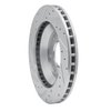 E-Line Drilled & Slotted Silver Brake Rotor, 2002-2005 GM, Position: Front Right - image 3