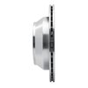 E-Line Drilled & Slotted Silver Brake Rotor, 2002-2009 GM, Position: Rear Left - image 4