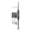 E-Line Drilled & Slotted Silver Brake Rotor, 2007-2020 GM, Position: Rear Left - image 4