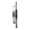 E-Line Drilled & Slotted Silver Brake Rotor, 2007-2017 GM, Position: Rear Left - image 2