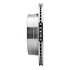 E-Line Drilled & Slotted Silver Brake Rotor, 2009-2020 GM, Position: Rear Left - image 1