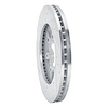 E-Line Drilled & Slotted Silver Brake Rotor, 2009-2012 GM, Position: Front Right - image 1