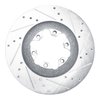 E-Line Drilled & Slotted Silver Brake Rotor, 2009-2012 GM, Position: Front Right - image 4