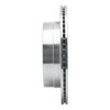 E-Line Drilled & Slotted Silver Brake Rotor, 2010-2017 GM, Position: Rear Left - image 4