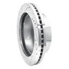 E-Line Drilled & Slotted Silver Brake Rotor, Fits Select GM, Position: Front Right - image 3