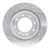 E-Line Drilled & Slotted Silver Brake Rotor, Fits Select GM, Position: Front Right - image 4