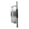 E-Line Drilled & Slotted Silver Brake Rotor, 2015-2020 GM, Position: Rear Left - image 3