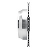 E-Line Drilled & Slotted Silver Brake Rotor, 2015-2020 GM, Position: Rear Right - image 1