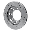 E-Line Drilled & Slotted Silver Brake Rotor, 1971-1991 Fits Multiple Makes/Models, Position: Front Left - image 1
