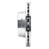 E-Line Drilled & Slotted Silver Brake Rotor, 2003-2010 GM, Position: Front & Rear Left - image 2