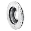 E-Line Drilled & Slotted Silver Brake Rotor, 2003-2010 GM, Position: Front & Rear Left - image 3