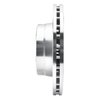 E-Line Drilled & Slotted Silver Brake Rotor, 2003-2010 GM, Position: Front & Rear Right - image 3