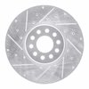 E-Line Drilled & Slotted Silver Brake Rotor, 2001-2012 Workhorse, Position: Front Left - image 4