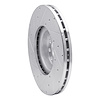 E-Line Drilled & Slotted Silver Brake Rotor, 2001-2012 Workhorse, Position: Front Right - image 1