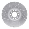 E-Line Drilled & Slotted Silver Brake Rotor, 2001-2012 Workhorse, Position: Front Right - image 3