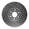 E-Line Drilled & Slotted Silver Brake Rotor, Fits Select GM, Position: Front Left - image 3