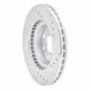 E-Line Drilled & Slotted Silver Brake Rotor, 1989-1993 Fits Multiple Makes/Models, Position: Front Left - image 2