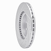 E-Line Drilled & Slotted Silver Brake Rotor, 1989-1993 Fits Multiple Makes/Models, Position: Front Right - image 1