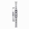 E-Line Drilled & Slotted Silver Brake Rotor, 1989-1993 Fits Multiple Makes/Models, Position: Front Right - image 2