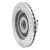 E-Line Drilled & Slotted Silver Brake Rotor, 1991-1996 GM, Position: Front Left - image 4