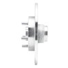 E-Line Drilled & Slotted Silver Brake Rotor, 1984-1987 GM, Position: Front Left - image 3