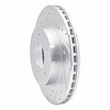 E-Line Drilled & Slotted Silver Brake Rotor, 1978-1981 GM, Position: Rear Left - image 1