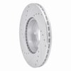 E-Line Drilled & Slotted Silver Brake Rotor, 1990-2005 GM, Position: Front Right - image 2