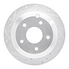 E-Line Drilled & Slotted Silver Brake Rotor, 2005-2006 GM, Position: Rear Left - image 1