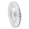 E-Line Drilled & Slotted Silver Brake Rotor, 2006-2009 GM, Position: Front Left - image 3