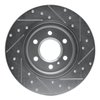 E-Line Drilled & Slotted Silver Brake Rotor, 2006-2006 GM, Position: Rear Left - image 4